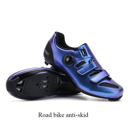 Women Road Cycling Shoes Wear-resistant Bicycle Shoes with Locking Plate Men's Non-slip Outdoor Cycling Sneakers