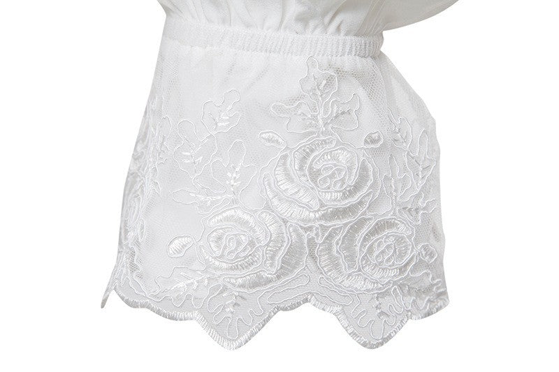 Men Steampunk Ruffle Shirt Long Sleeve Lace Cuff Medieval Victorian Halloween Costume Tops