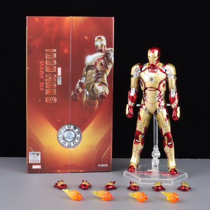 ZD Toys Homem de Ferro Série Articulado MK1 MK2 MK3 MK4 MK5 MK6 MK7 MK42 MK43 MK50 Boneco de Ação do Filme 7 Polegadas Bonecas Mark