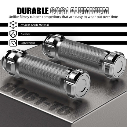 Handlebar Hand Grips For Harley Road King FLHR Road Glide FLTRX Street Glide FLHX Fat Boy 114 FLFBS Low RiderST Heritage Classic