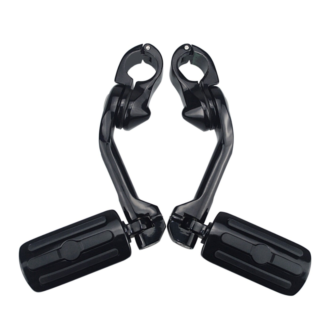 Kit de Suportes de Pedaleiras para Protetor de Motor de Motocicletas 1-1/4" Descanso de Pé para Harley Honda Davidson Road King Sportster Fat Boy Electra Glide