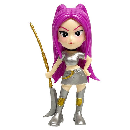 6 peças/conjunto Kpop Demon Hunters Figura Modelo de Brinquedo PVC Desenho Animado Periféricos de Jogos Decoração de Mesa Coleção de Figuras Modelo de Brinquedo para Crianças