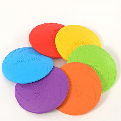 OUZEY Brinquedos de Disco Voador Resistente à Mordida para Cães, Brinquedos Multifuncionais para Treinamento de Filhotes, Jogos Interativos ao Ar Livre, Produtos para Cães de Estimação
