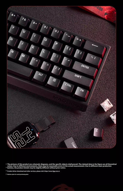 Hot Sale MADLIONS MAD60HE Magnetic Switch Keyboard Mechanical Keyboard 8000Hz 0.01mmRT Wired Custom Valorant Gaming Keyboard