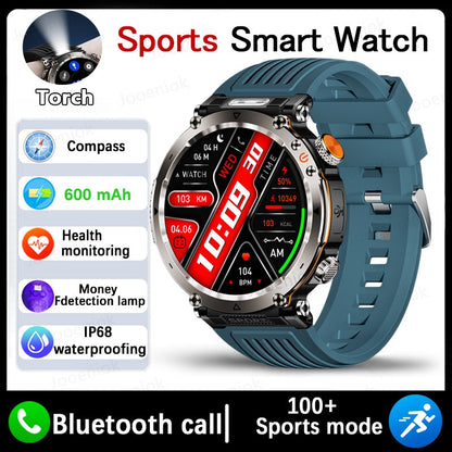 2025 Novo Relógio de Luxo Moderno 5ATM HT30 GPS Bússola Smartwatch Esportivo Masculino Externo AMOLED 366*366 NFC Frequência Cardíaca IP68 Smartwatch