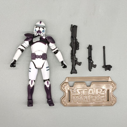 Lote de 3 Bonecos Soltos Star Wars Elite Force 501st 442nd Shadow Utapau Gree Shock Battalion Trooper 3.75" Coleção