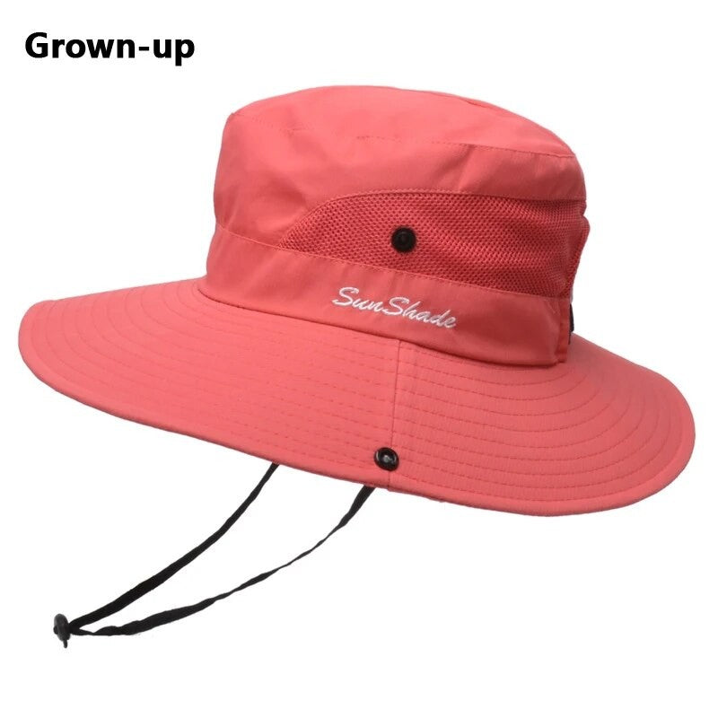 Xinbaoguan 100% Polyester Summer Outdoor Sun Hat, Breathable Sun Hat, Folding Sun Hat, Female Ponytail Hole Fisherman Hat