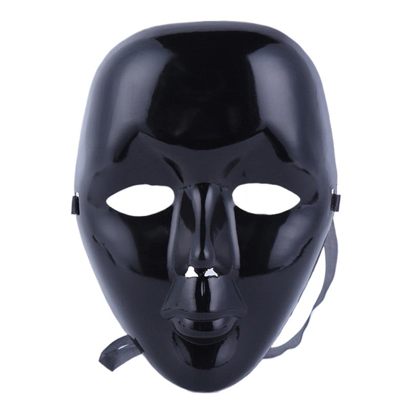 New Plastic Full Face Masks Street Dance Mask Masquerade Dance Mask Halloween Street Dance Mask For Cosplay Party Props