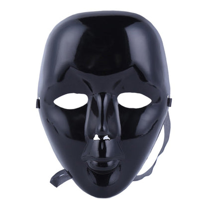 New Plastic Full Face Masks Street Dance Mask Masquerade Dance Mask Halloween Street Dance Mask For Cosplay Party Props