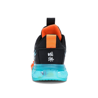 New Anti-skid Leather Kids Sneakers for Boys Running  Walking Lightweight Casual Shoes With Fashion Dragon Pattern Size 28-39