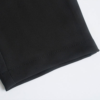 CLAZZAA Women Fashion Solid Front Zipper Pleated Straight Pants Vintage High Waist Full Length Female Chic Lady Trousers