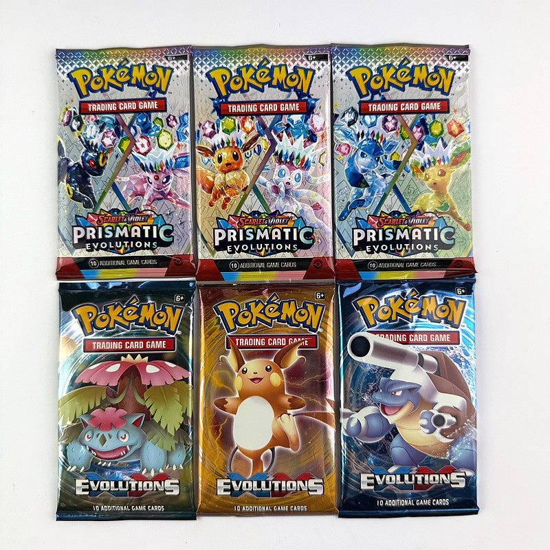 10/20 Pcs Cartas Pokémon Prisma 151 Evoluções Booster Inglês Batalha Jogo de Cartas Pokémon Cartas Colecionáveis