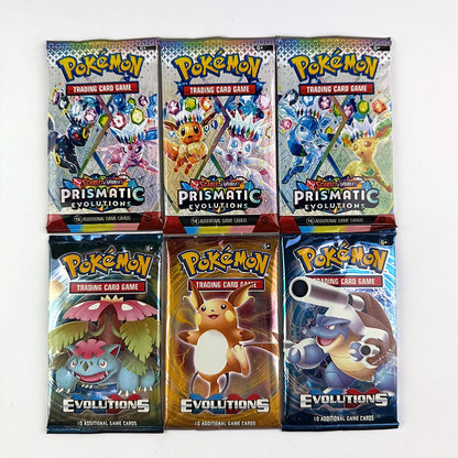 10/20 Pcs Cartas Pokémon Prisma 151 Evoluções Booster Inglês Batalha Jogo de Cartas Pokémon Cartas Colecionáveis
