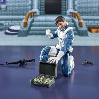 Original Marvel Legend Ml 1/12 Capcom Arcade Punisher Nick Fury Boneco Articulado Enfeite de Mesa Brinquedo Colecionável Presente de Natal