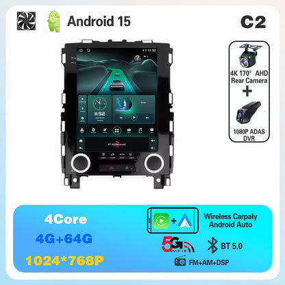 Rádio Android 15 Para Renault Koleos Megane 4 Samsung SM6 Talisman 2017 - 2019 Carro Multimídia carplay sem fio auto 5G WiFi GPS