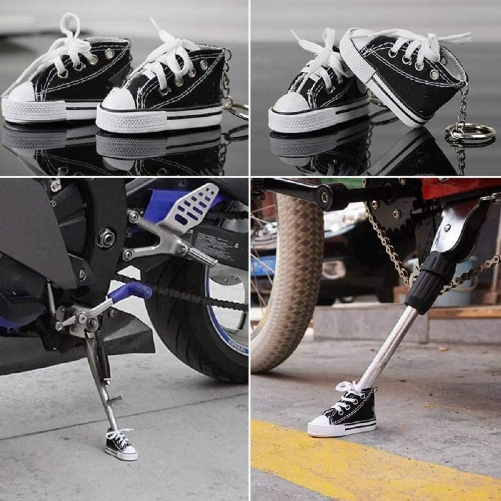 Patinho Engraçado de Apoio Lateral de Moto Mini Sapato Bicicleta Suporte de Pé Moto Cavalete 7,5cm Acessórios de Brinquedo