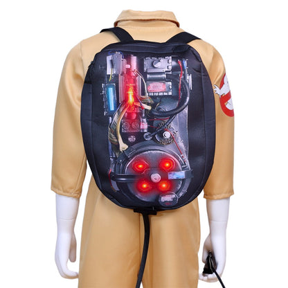 Kids Ghostbusters Movie Cosplay Costumes with Backpack Christmas Gift Carnival Theme Party Clothes Fans Collection