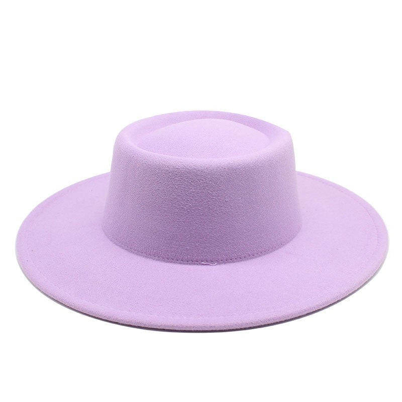 Chapéus Fedora Masculino Feminino Aba Larga 8.5CM Lã Feltro Chapéus Jazz Estilo Britânico 2023 Chapéu Panamá Formal Social