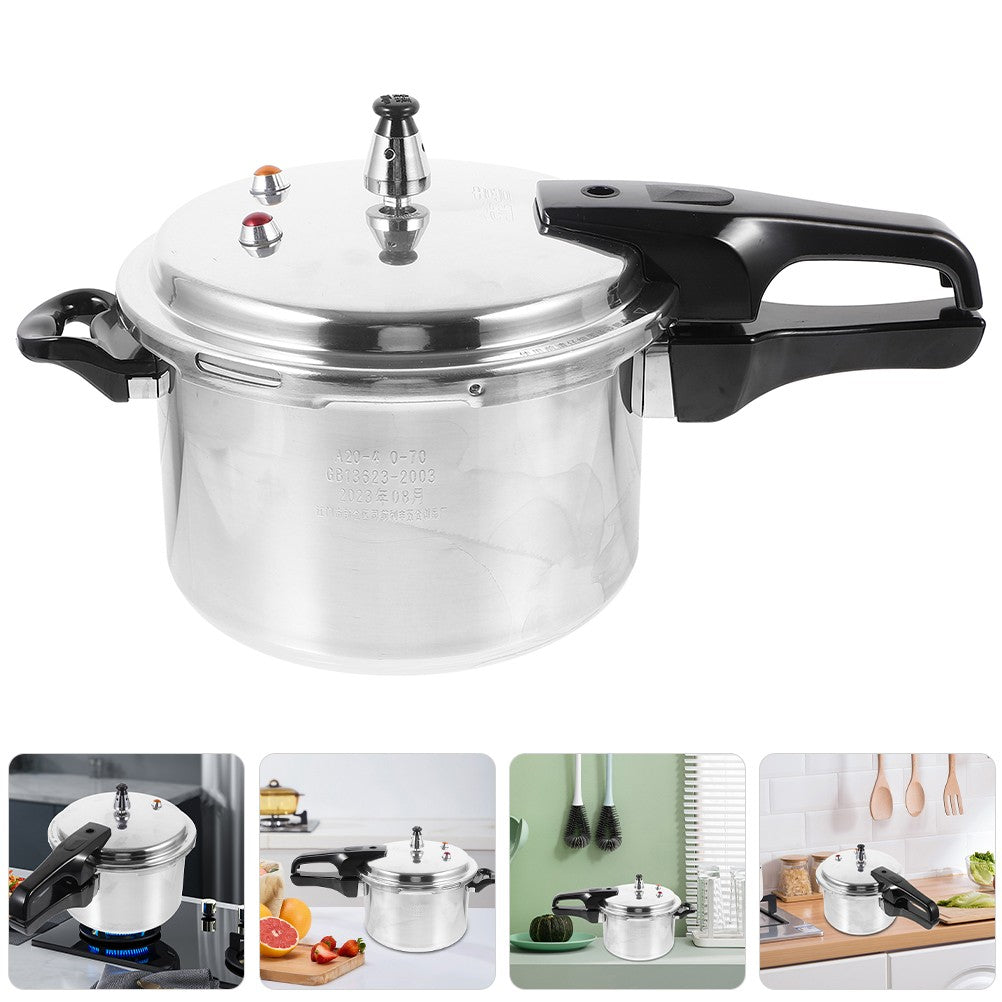 Fast Pressure Cooker 5L Electric Canning Pot Kitchen Egg Cooker for Induction Gas Stove Small Portable Safe Easy