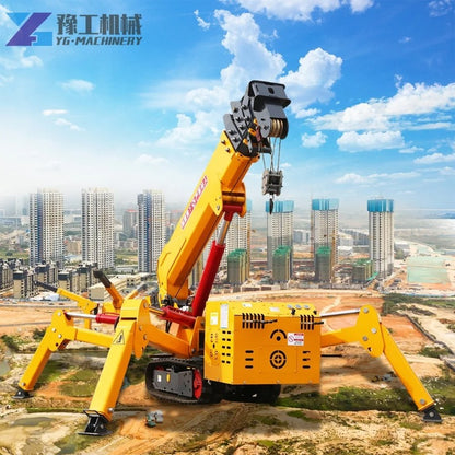 Spider Crane Factory Prices Full Automatic 5 Section Boom Type 5 Ton New Product 2020 Provided Engine Crane 3 Ton 6500