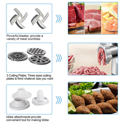 Moedores de Carne Elétricos 3000W Aço Inoxidável Picador Pesado Triturador de Salsicha Processador de Alimentos Eletrodomésticos Moedor Sonifer