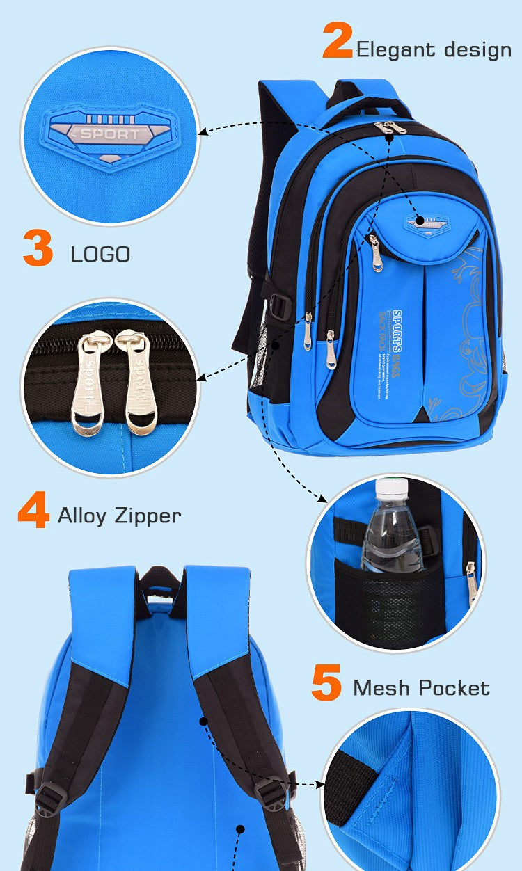 Backpack School Bag Back Pack For Boy Children Kid Child Teenager Schoolbag Male Men Primary Bookbag Bagpack Book Portfolio Teen