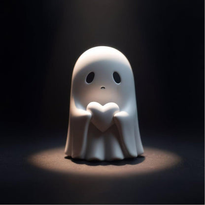 Cute Ghost Statuet Halloween Creative Ghost Ornament Home Garden Decoration