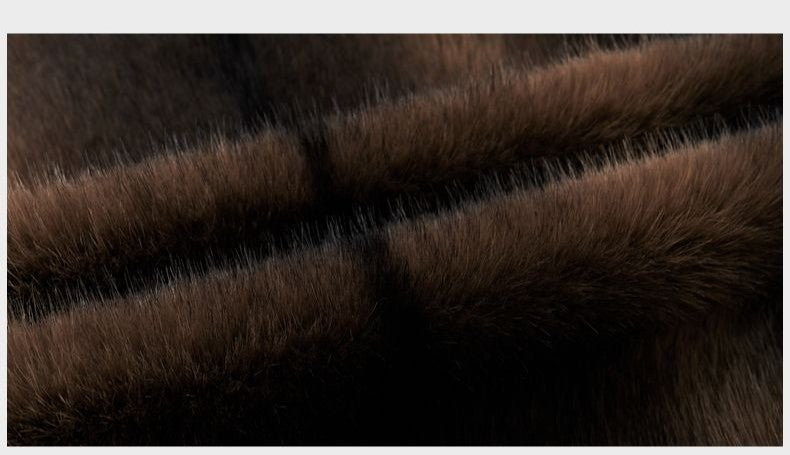 Outcoat Winter Faux Leather Jacket Detachable Golden Mink Fleece Inner Lining Top Layer Faux Deerskin One-piece Warm Men's Coat