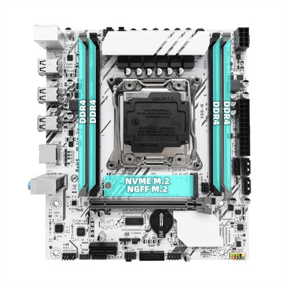 ZSUS X99 Motherboard Set Kit With LGA2011-3 Xeon E5 2650 V4 CPU DDR4 16GB (1*16GB) 2133MHZ RAM Memory NVME M.2 SATA