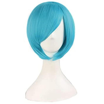 Blue Straight Hair Detachable Hatsune Miku Cosplay Anime Heat Resistant Synthetic Wig Birthday Gift Anime Party