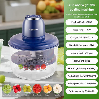 Grape Peeler Fully Automatic Household Electric Fruit Peeler Qingti Peeler Divine Tool Wireless Portable Easy Kitchen Gadget
