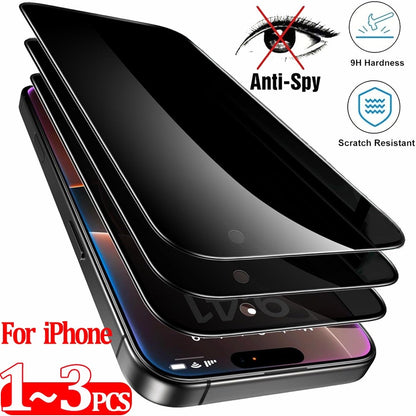 Película de Vidro Transparente Para iPhone 15 16 17 Pro Max Protetor de Tela Para iPhone 11 12 13 14 15 Pro Vidro Temperado iPhone13 Mini 16 Plus