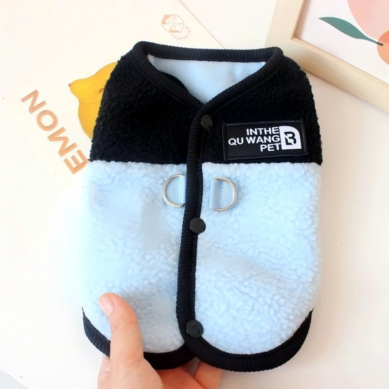 Roupas de cachorro de lã de outono Colete de cachorro com estampa de coelho Moda Moletom de cachorrinho Quente Colete de gato Pulôveres Moletons de estimação Fantasia de chihuahua