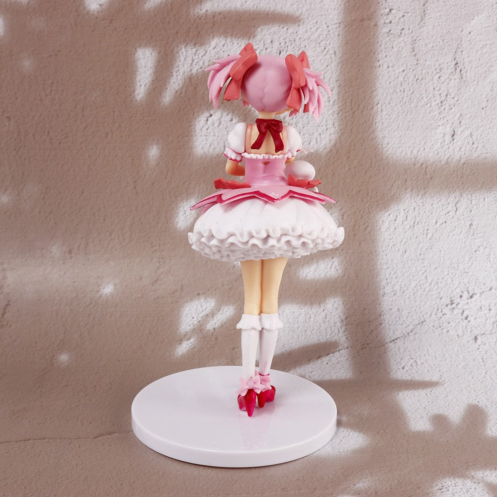 Anime Magikano 18cm Puella Magi Madoka Magica Figura PVC Modelo Boneca Decoração de Mesa Action Figure Brinquedos Colecionáveis Presentes Infantis