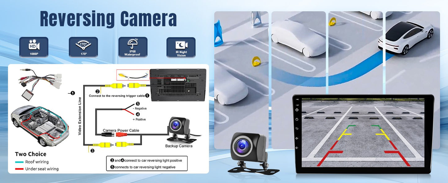 9'' Touch Screen Car Radio Stereo for Toyota Camry 2002 2003 2004 2005 2006 Wireless Carplay Android Auto with CanBus GPS 2G+32G