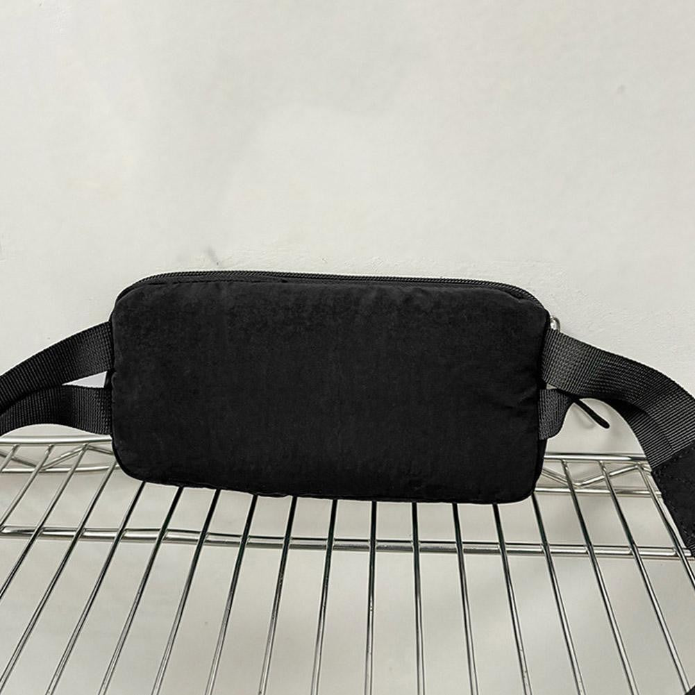 Chest Bag Pure Color Nylon Lightweight Sports Crossbody Bag Outdoor Fitness Running Waist Bag Cycling Fitn Phone Bag