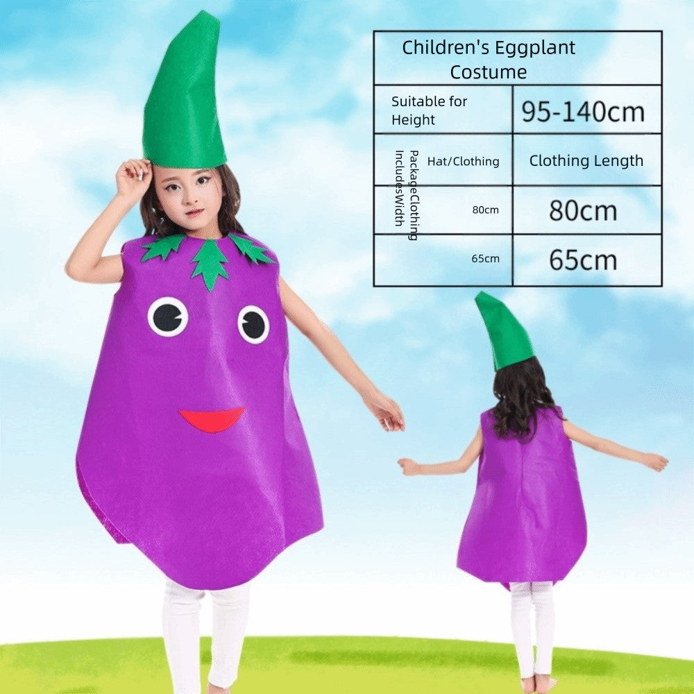 Fruit Fruit Vegetable Cosplay Costume Portable Cosplay Dance Performance Costumes 90-140CM Performances Cos Clothing