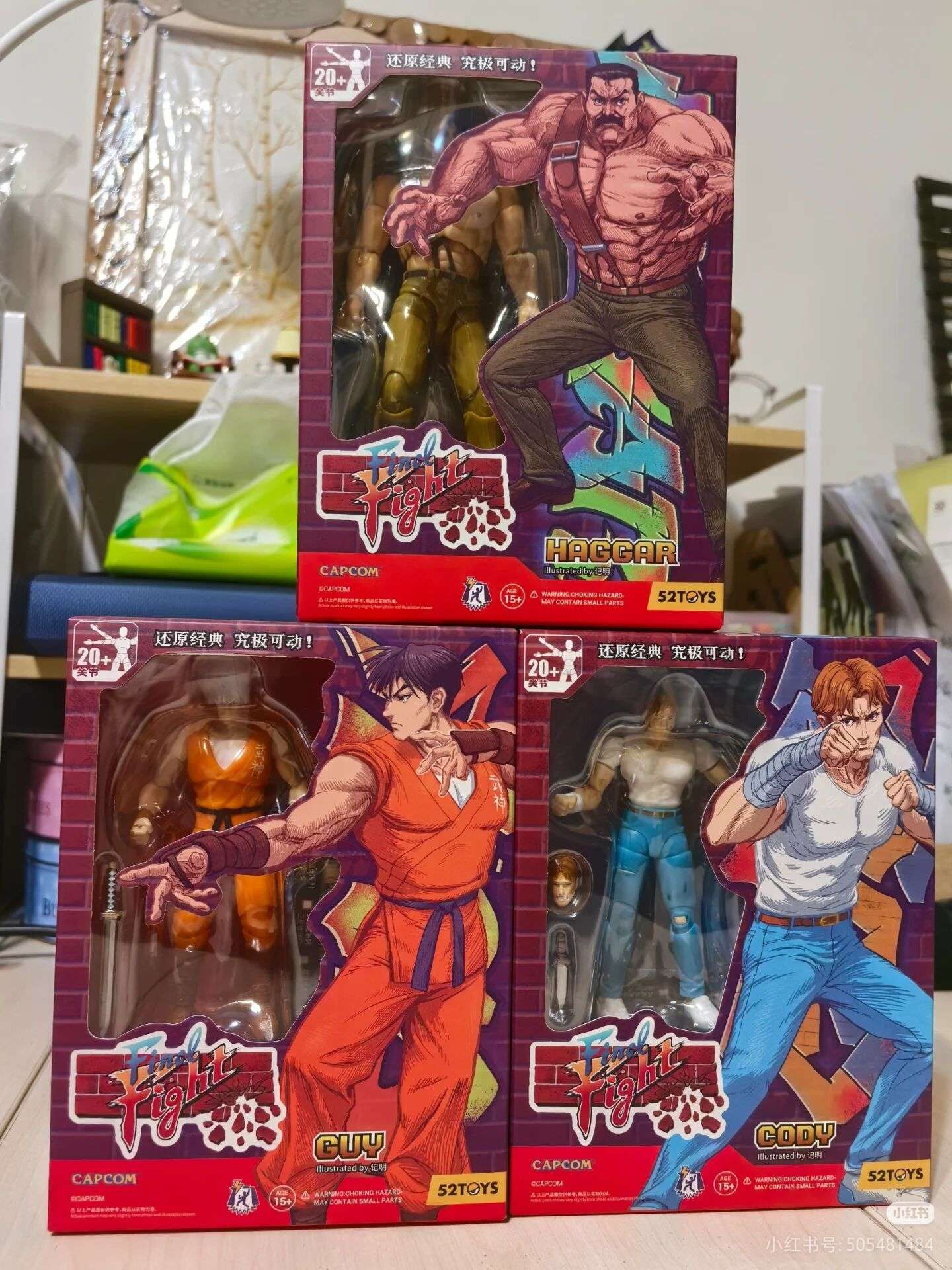 Pronta Entrega 52toys Capcom Final Fight Boneco de Ação 3.75 Polegadas Brinquedo Modelo Soldado Legal para Amantes de Jogos Decoração Menino Presente Surpresa