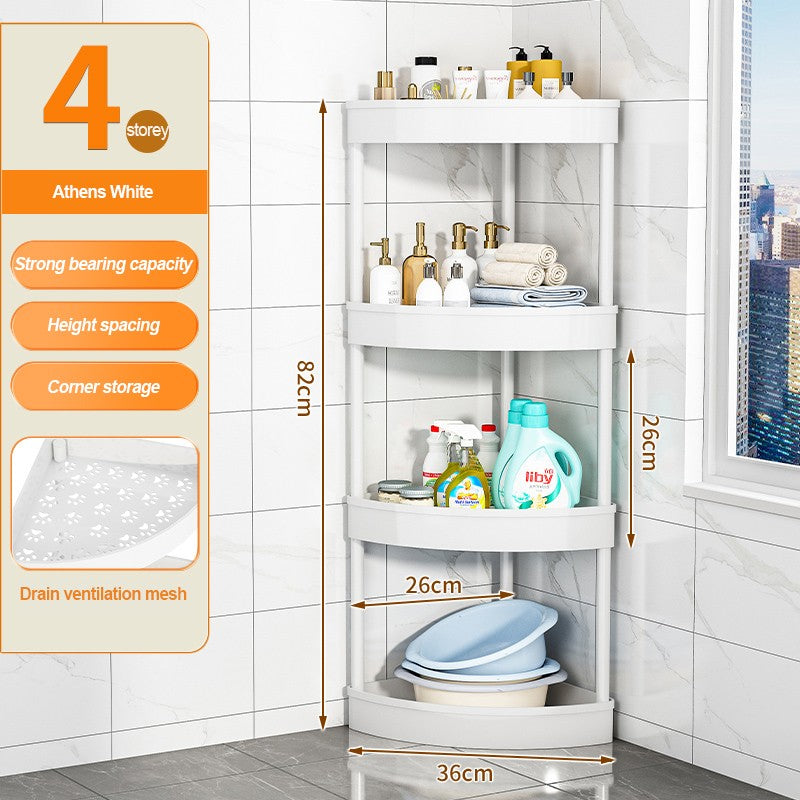 Carrinho de Armazenamento para Banheiro com Rodas, Rack de Armazenamento para Cozinha, Sala de Estar, Alta Capacidade de Carga, Acessórios para Casa