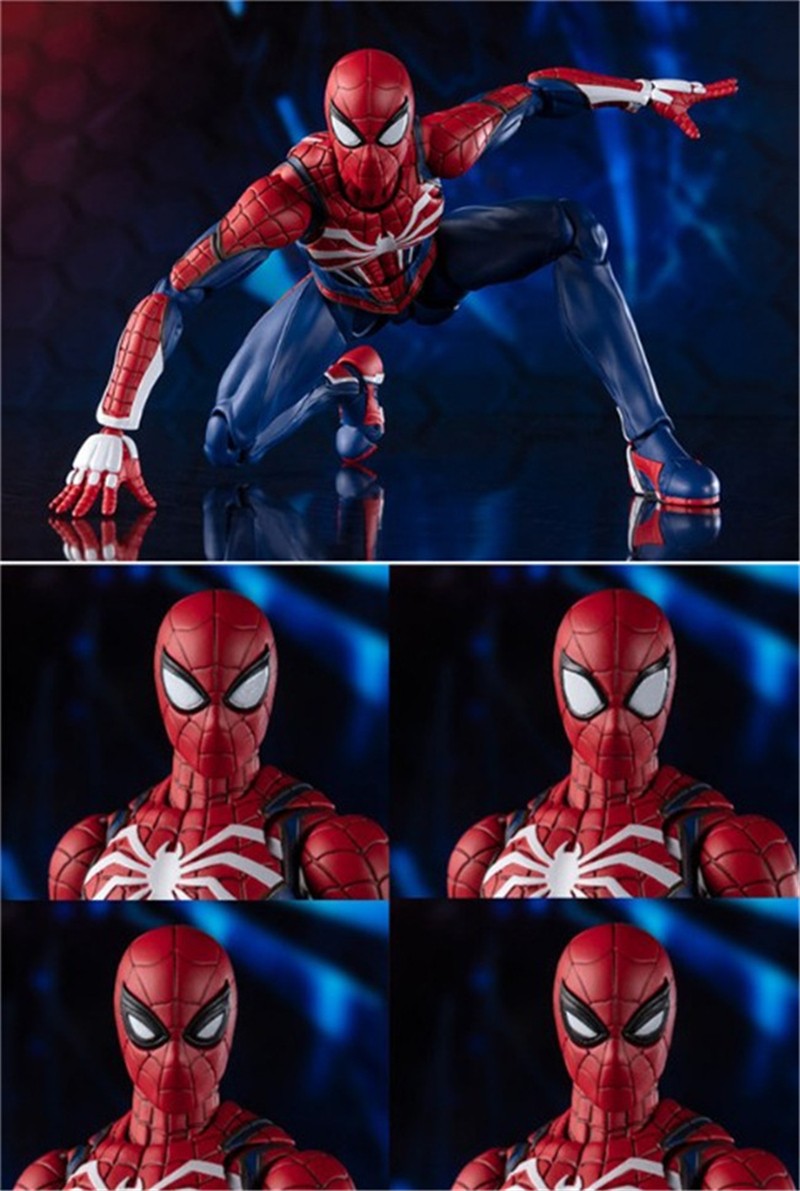Boneco Articulado Homem-Aranha Versão do Jogo Peter Parker Marvel Legend Spiderman Modelo Anime Colecionável Presente