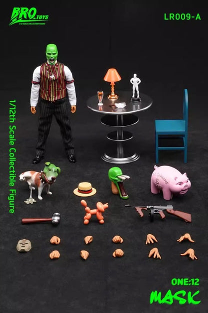 Modelo Apenas Acessórios para BROTOYS LR009A Máscara Homem 1/12 Escala 6" Figura de Ação 1:12 Em Estoque Novo