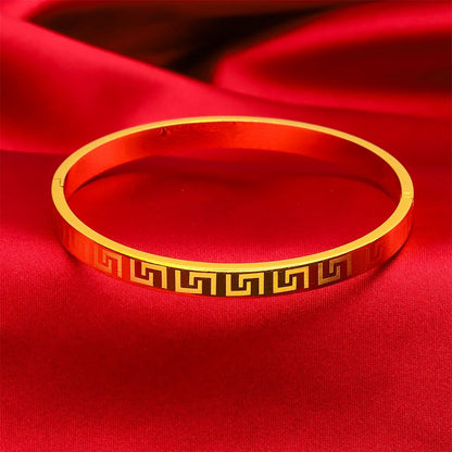 Pulseira estrela cheia de ouro 24K | Ouro puro AU999 no estilo chinês para exibir o charme antigo