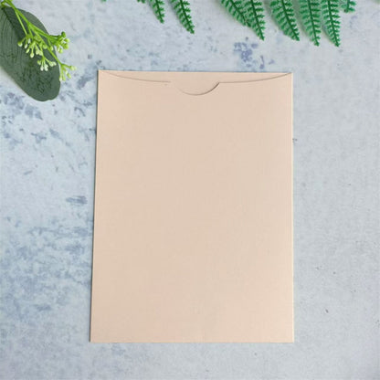 Customized Invitation Envelope, Personalized Wedding Card Holder, Blank Pocket Envelop 50 Sets