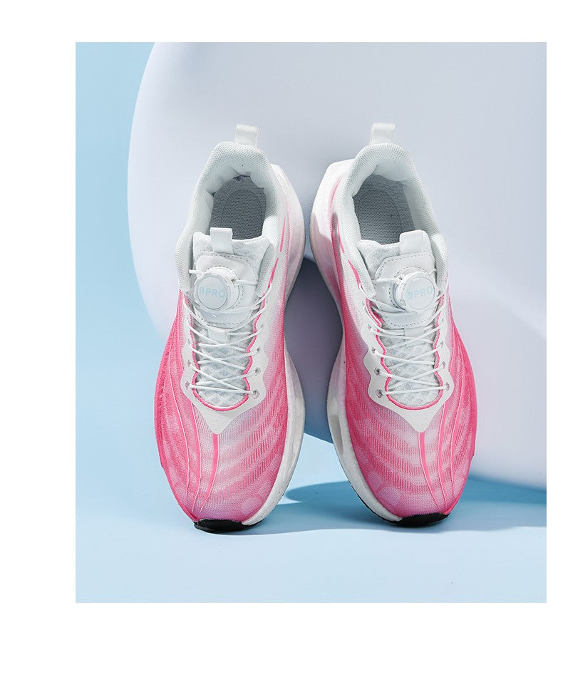 Tênis Esportivo de Corrida Placa de Carbono Especializada Maratona Amortecimento a Ar Masculino Respirável Leve Feminino Confortável Antiderrapante