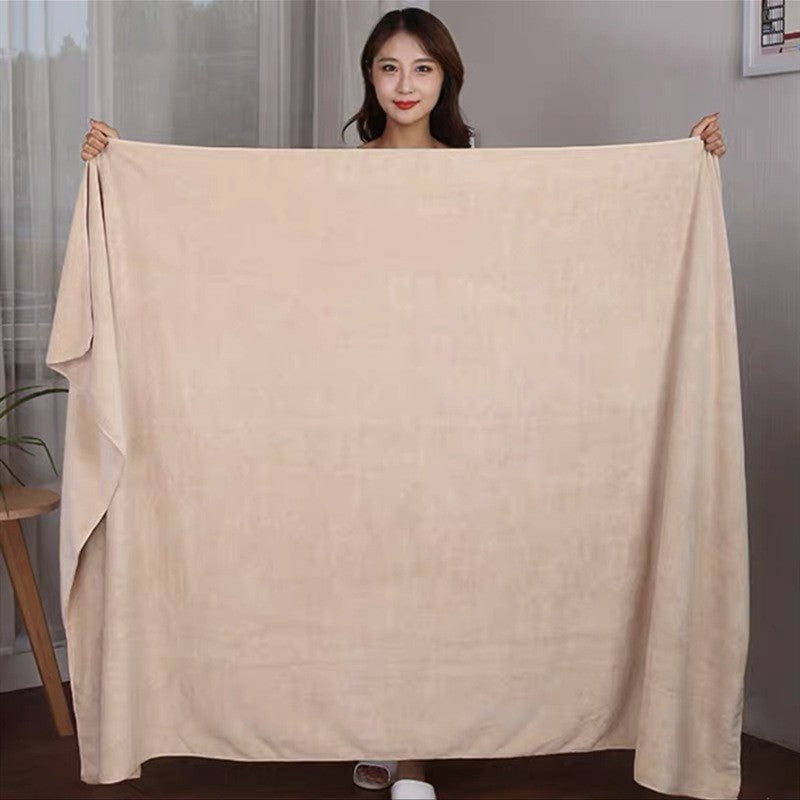 New ultra absorbent ultra-fine fiber bath towel, soft and fast drying, oversized bath towel, sports beach bathroom towel