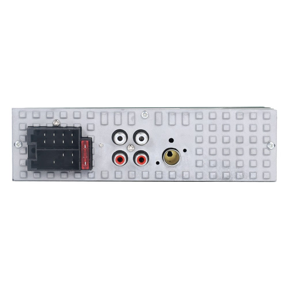 Podofo Car Audio Radio 1 Din MP3 Car Stereo Bluetooth FM AUX In USB Colorful Buttons APP Remote Control Car Multimedia Player