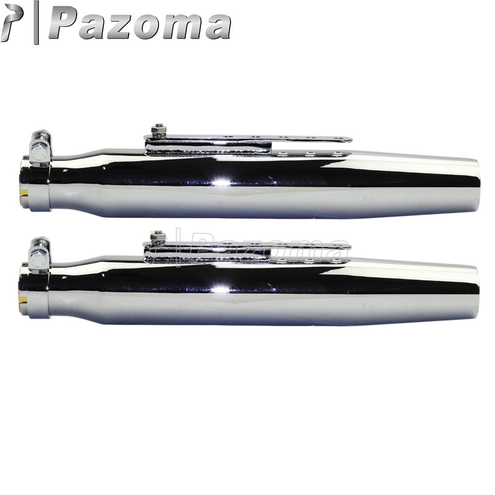 Universal Motorcycle 34-41 mm Pipe Exhaust Muffler For Harley Sportster XL1200 XL883 XS650 Softai Dyna Bobber Chopper Silenc