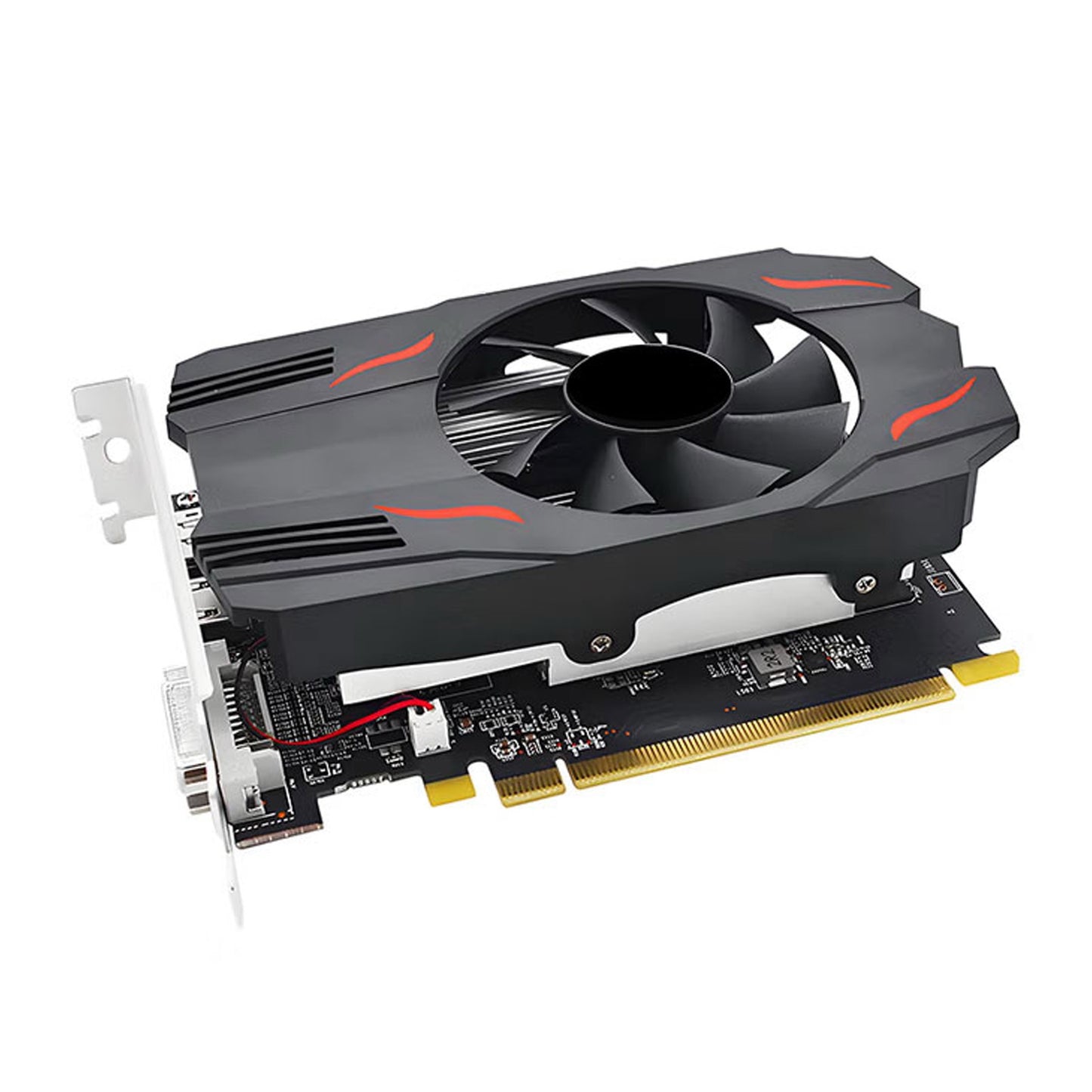 PC Graphics Card 8G DDR5 128 Bit 1183MHz Thin PC Video Card with DVI HD Multimedia Interface Support for Windows 7 8 10