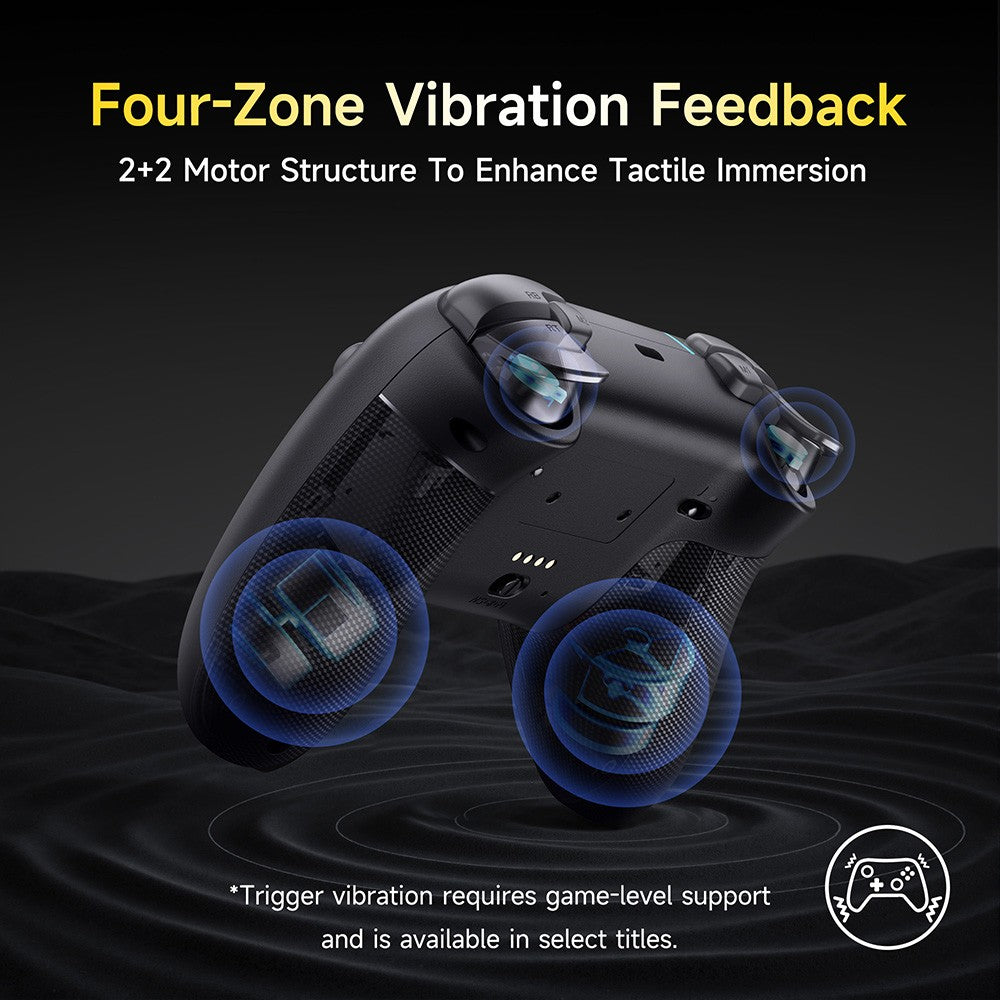 EasySMX X05 Pro Wireless Gamepad?Game Controller with Dual Rumble Motors, Impulse Triggers for PC Nintendo Switch Phone Steam TV