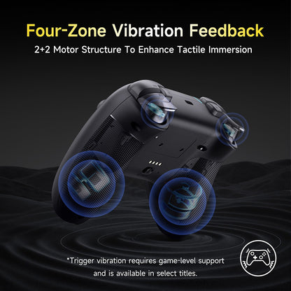 EasySMX X05 Pro Wireless Gamepad?Game Controller with Dual Rumble Motors, Impulse Triggers for PC Nintendo Switch Phone Steam TV